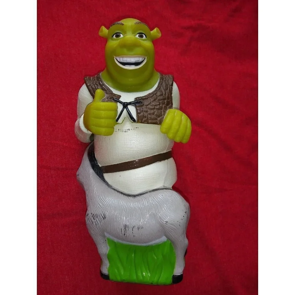 Shrek and Donkey Figurine Hard Plastic Dream works Rare Hard to Find HTF 8
